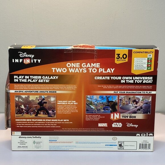 Star Wars Disney Infinity 3.0 Starter Pack Wii U + Hans Solo + Darth Vader Card - Picture 2 of 13